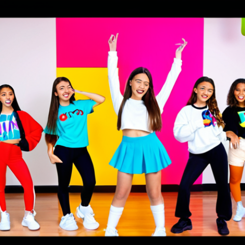 **Image Prompt:** A vibrant TikTok video featuring Gen Alpha teens participating in a dance challenge with branded elements subtly integrated. Bright colors, fast cuts, and trending music in the background. The overall feel is fun, energetic, and authentic, avoiding overly staged visuals.