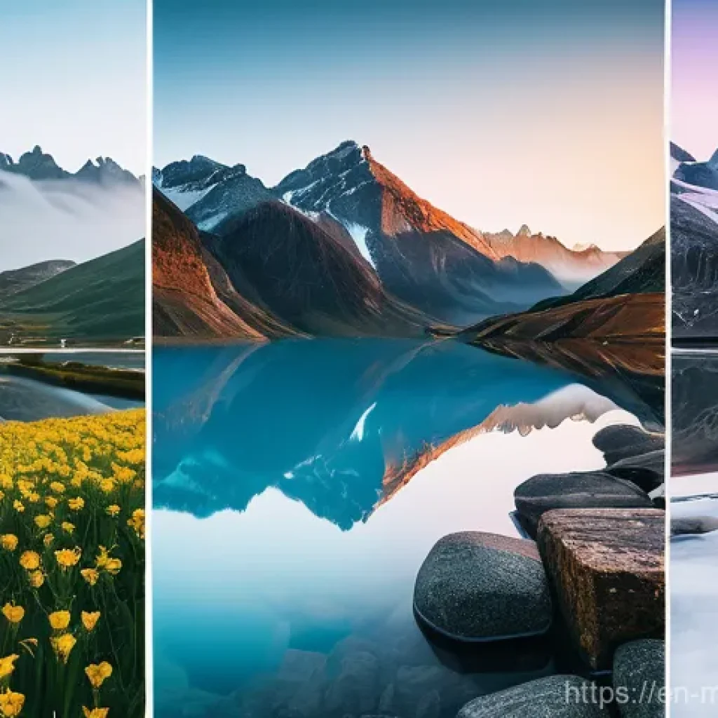 알파세대를 이해하기 위한 정량적 연구 - Here are three detailed image prompts in English, designed for an image generation AI, keeping all t...