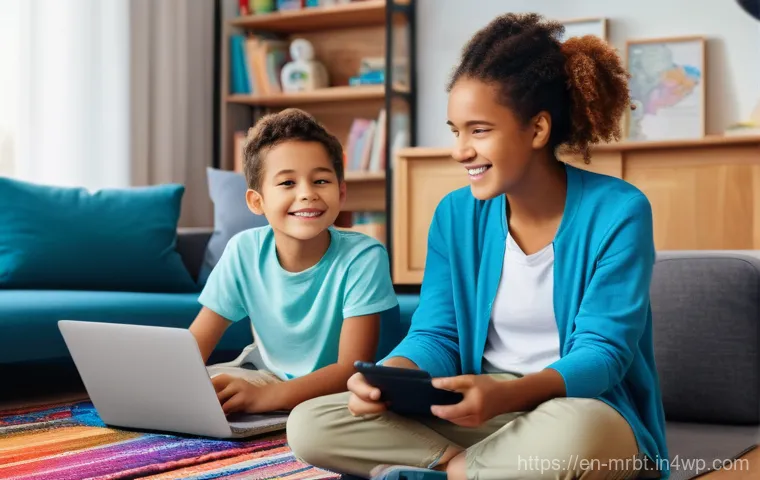 알파세대를 이해하기 위한 정량적 연구 - Image Prompt 1: The Digital Native's Everyday Learning**